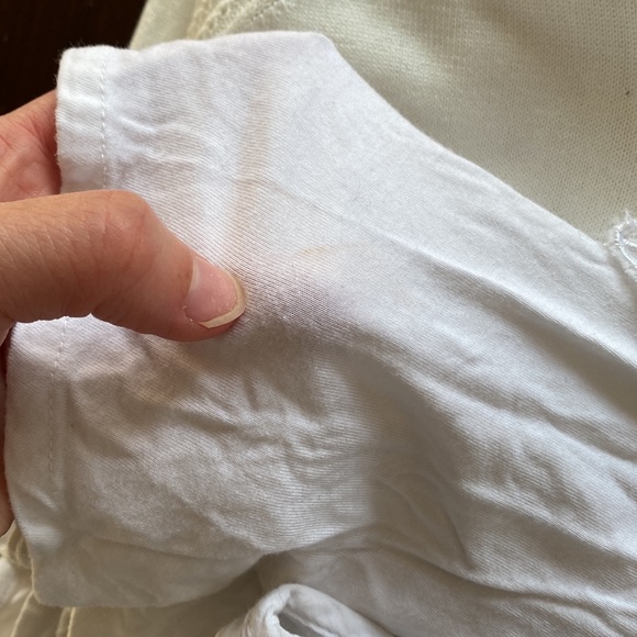 Sundance White Layered Ladder Eyelet Dress Embroidered small - Picture 6 of 6